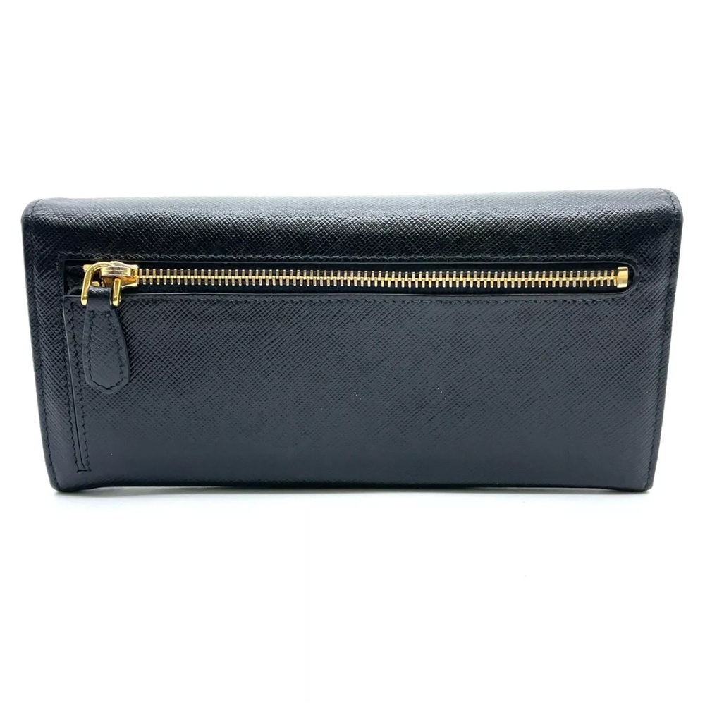 Prada Black saffiano leather Wallet and Card Holder Set W/box - Picture 4 of 16